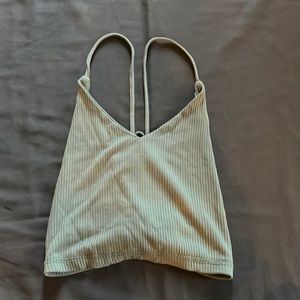 Rue21 green tied cropped tank